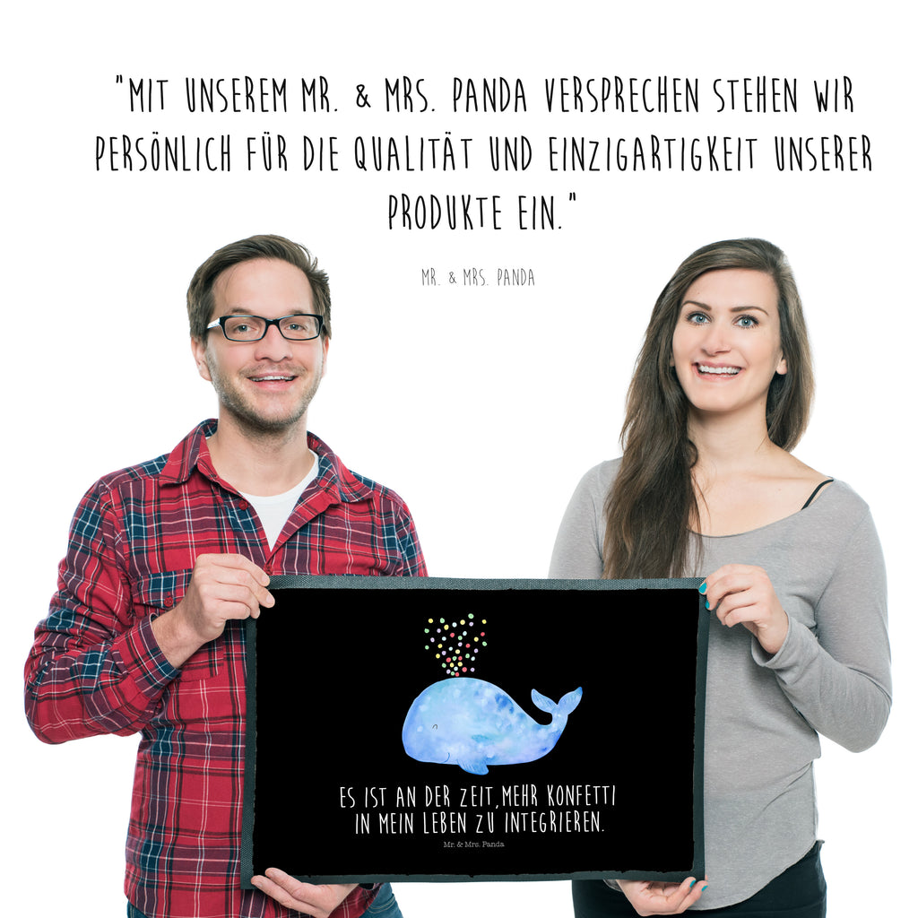 Fußmatte Wal Konfetti Wal, Konfetti, Wale, Motivation, Neuanfang, Trennung, Diät, Abnehmen, Neustart, Lebensabschnitt, Geburtstag,  Türvorleger, Schmutzmatte, Fußabtreter, Matte, Schmutzfänger, Fußabstreifer, Schmutzfangmatte, Türmatte, Motivfußmatte,  Haustürmatte, Vorleger  Meerestiere, Meer, Urlaub