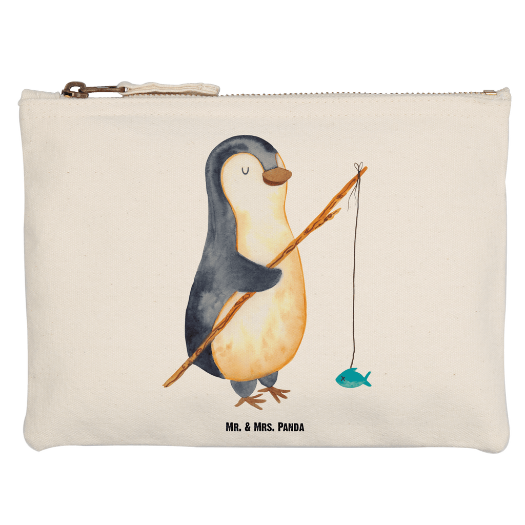 Schminktasche Pinguin Angler Schminktasche, Kosmetiktasche, Kosmetikbeutel, Stiftemäppchen, Etui, Federmappe, Makeup, XXL, Schminketui, Kosmetiketui, Schlamperetui, Pinguin, Pinguine, Angeln, Angler, Tagträume, Hobby, Plan, Planer, Tagesplan, Neustart, Motivation, Geschenk, Freundinnen, Geschenkidee, Urlaub, Wochenende