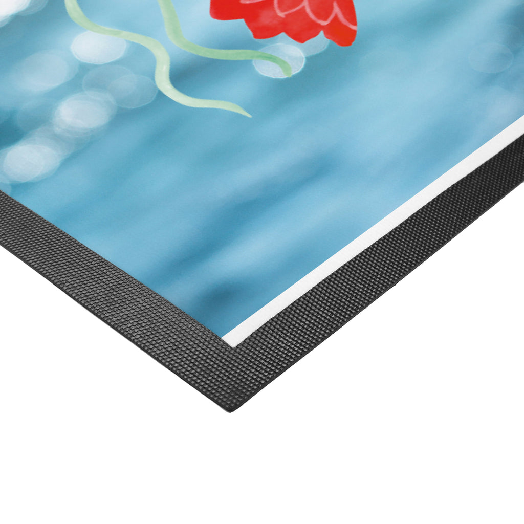 Fußmatte Hummer mit Weizen Garnele, Garnelen, Bier, Kochen, Männerhaushalt, Junggeselle, Junggesellin, Bierliebhaber, Kneipe, Gasthaus, Wirtschaft Türvorleger, Schmutzmatte, Fußabtreter, Matte, Schmutzfänger, Fußabstreifer, Schmutzfangmatte, Türmatte, Motivfußmatte,  Haustürmatte, Vorleger  Meerestiere, Meer, Urlaub