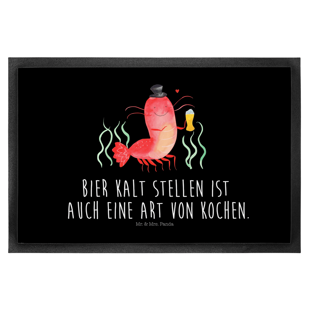 Fußmatte Hummer mit Weizen Garnele, Garnelen, Bier, Kochen, Männerhaushalt, Junggeselle, Junggesellin, Bierliebhaber, Kneipe, Gasthaus, Wirtschaft Türvorleger, Schmutzmatte, Fußabtreter, Matte, Schmutzfänger, Fußabstreifer, Schmutzfangmatte, Türmatte, Motivfußmatte,  Haustürmatte, Vorleger  Meerestiere, Meer, Urlaub