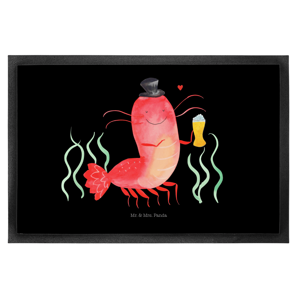 Fußmatte Hummer mit Weizen Garnele, Garnelen, Bier, Kochen, Männerhaushalt, Junggeselle, Junggesellin, Bierliebhaber, Kneipe, Gasthaus, Wirtschaft Türvorleger, Schmutzmatte, Fußabtreter, Matte, Schmutzfänger, Fußabstreifer, Schmutzfangmatte, Türmatte, Motivfußmatte,  Haustürmatte, Vorleger  Meerestiere, Meer, Urlaub