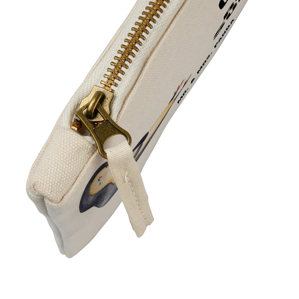 Schminktasche Pinguin lachend Schminktasche, Kosmetiktasche, Kosmetikbeutel, Stiftemäppchen, Etui, Federmappe, Makeup, XXL, Schminketui, Kosmetiketui, Schlamperetui, Pinguin, Pinguine, lustiger Spruch, Optimismus, Fröhlich, Lachen, Humor, Fröhlichkeit