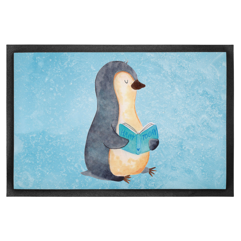 Fußmatte Pinguin Buch