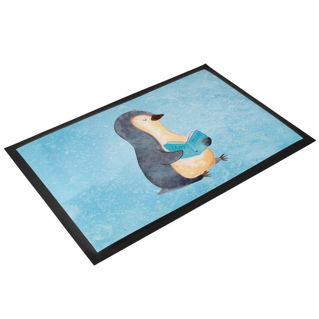 Fußmatte Pinguin Buch