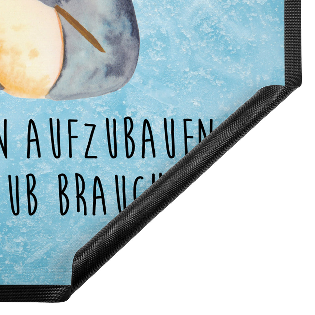 Fußmatte Pinguin Lagerfeuer Türvorleger, Schmutzmatte, Fußabtreter, Matte, Schmutzfänger, Fußabstreifer, Schmutzfangmatte, Türmatte, Motivfußmatte, Haustürmatte, Vorleger, Pinguin, Maus, Pinguine, Lagerfeuer, Leben, Arbeit, Job, Motivation, Büro, Büroalltag, Lebensspruch, Lebensmotivation, Neustart, Liebe, grillen, Feuer, Marshmallows