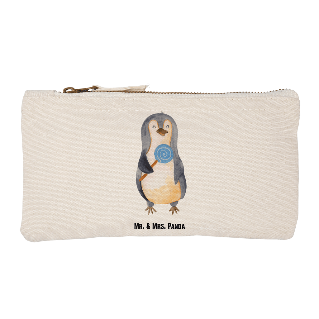 Schminktasche Pinguin Lolli Schminktasche, Kosmetiktasche, Kosmetikbeutel, Stiftemäppchen, Etui, Federmappe, Makeup, XXL, Schminketui, Kosmetiketui, Schlamperetui, Pinguin, Pinguine, Lolli, Süßigkeiten, Blödsinn, Spruch, Rebell, Gauner, Ganove, Rabauke