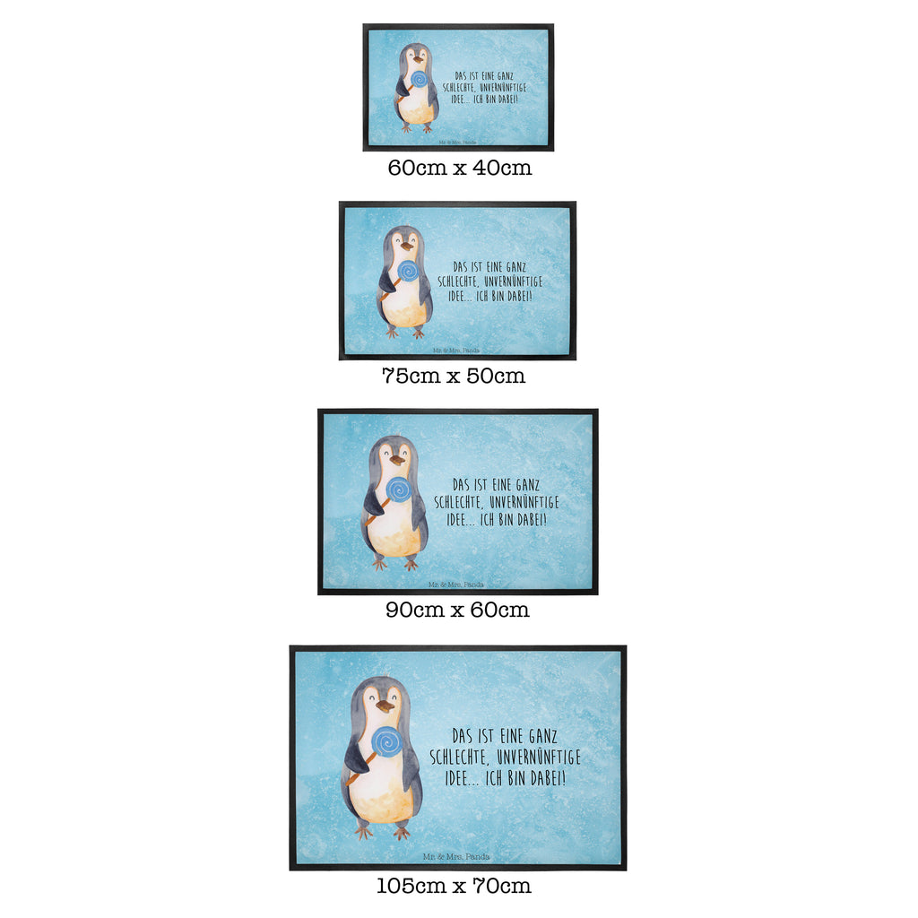 Fußmatte Pinguin Lolli