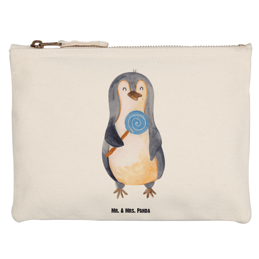 Schminktasche Pinguin Lolli Schminktasche, Kosmetiktasche, Kosmetikbeutel, Stiftemäppchen, Etui, Federmappe, Makeup, XXL, Schminketui, Kosmetiketui, Schlamperetui, Pinguin, Pinguine, Lolli, Süßigkeiten, Blödsinn, Spruch, Rebell, Gauner, Ganove, Rabauke