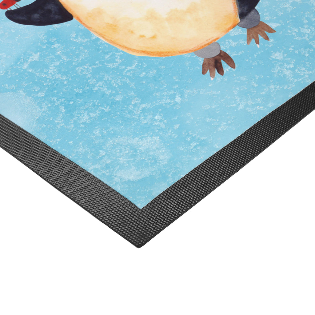 Fußmatte Pinguin Marienkäfer Türvorleger, Schmutzmatte, Fußabtreter, Matte, Schmutzfänger, Fußabstreifer, Schmutzfangmatte, Türmatte, Motivfußmatte, Haustürmatte, Vorleger, Pinguin, Pinguine, Marienkäfer, Liebe, Wunder, Glück, Freude, Lebensfreude