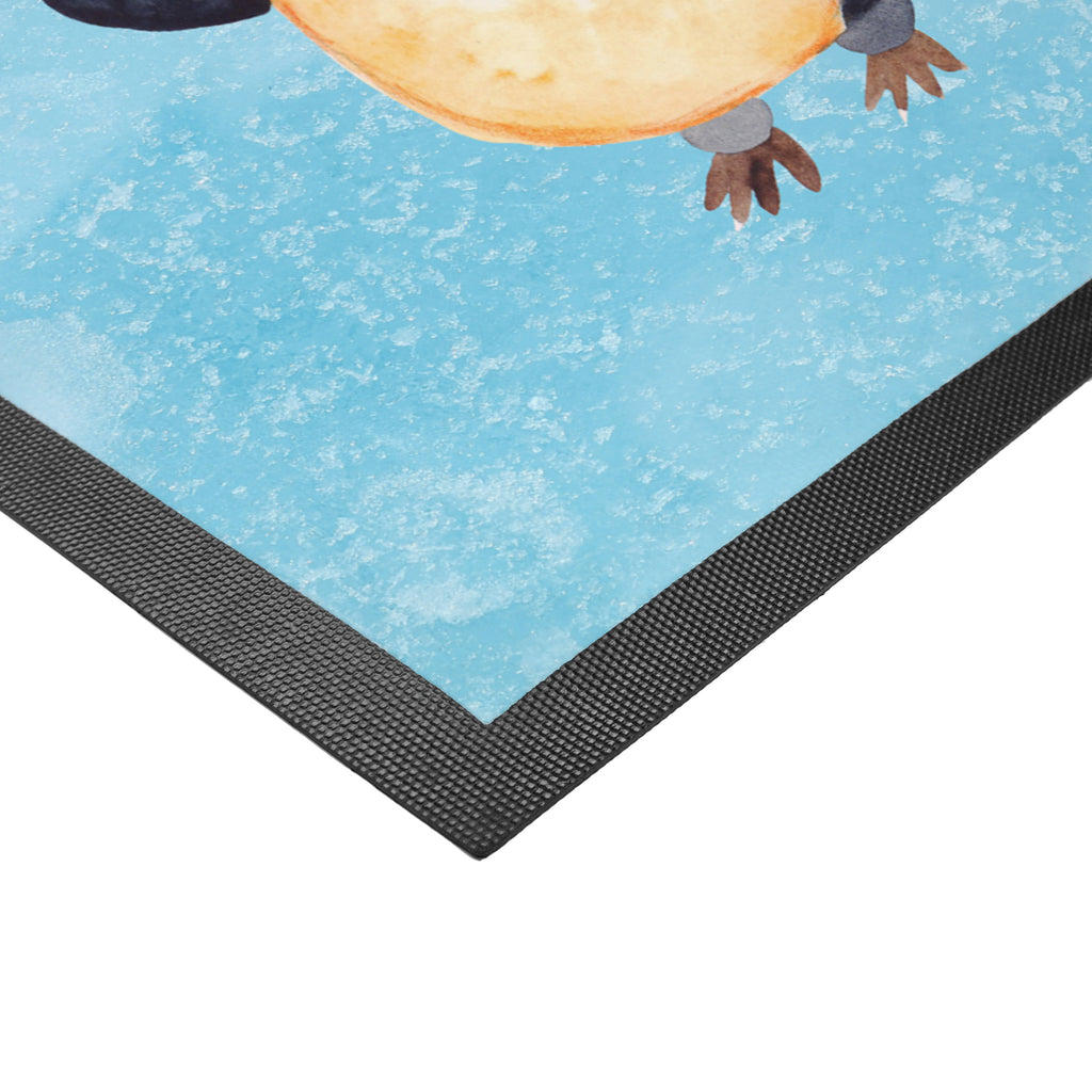 Fußmatte Pinguin Marienkäfer Türvorleger, Schmutzmatte, Fußabtreter, Matte, Schmutzfänger, Fußabstreifer, Schmutzfangmatte, Türmatte, Motivfußmatte, Haustürmatte, Vorleger, Pinguin, Pinguine, Marienkäfer, Liebe, Wunder, Glück, Freude, Lebensfreude