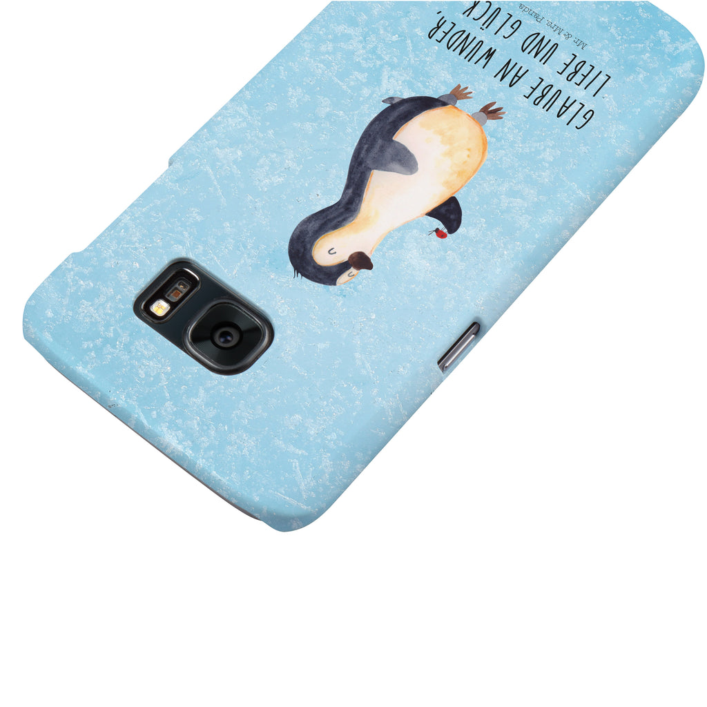 Samsung Galaxy S7 Handyhülle Pinguin Marienkäfer Handycover, Handyhülle, Cover, Handy, Hülle, Samsung, Samsung Galaxy S7, Pinguin, Pinguine, Marienkäfer, Liebe, Wunder, Glück, Freude, Lebensfreude