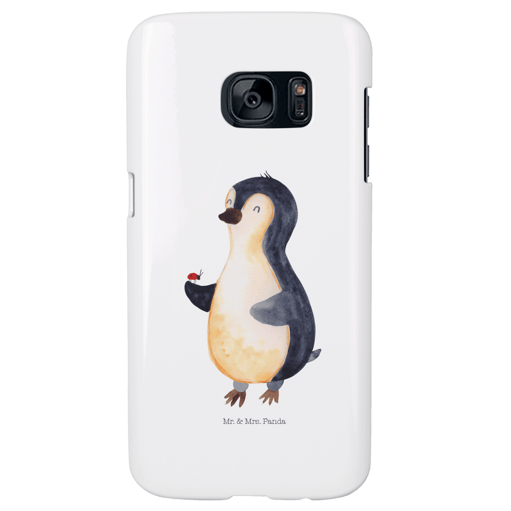 Samsung Galaxy S7 Handyhülle Pinguin Marienkäfer Handycover, Handyhülle, Cover, Handy, Hülle, Samsung, Samsung Galaxy S7, Pinguin, Pinguine, Marienkäfer, Liebe, Wunder, Glück, Freude, Lebensfreude