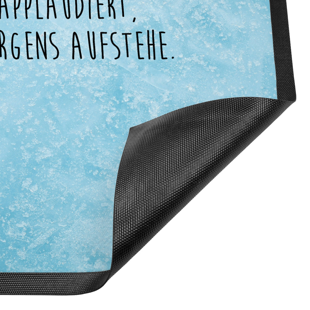 Fußmatte Pinguin marschierend Türvorleger, Schmutzmatte, Fußabtreter, Matte, Schmutzfänger, Fußabstreifer, Schmutzfangmatte, Türmatte, Motivfußmatte, Haustürmatte, Vorleger, Pinguin, Pinguine, Frühaufsteher, Langschläfer, Bruder, Schwester, Familie