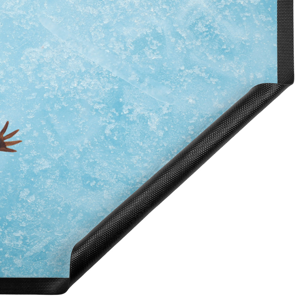 Fußmatte Pinguin marschierend Türvorleger, Schmutzmatte, Fußabtreter, Matte, Schmutzfänger, Fußabstreifer, Schmutzfangmatte, Türmatte, Motivfußmatte, Haustürmatte, Vorleger, Pinguin, Pinguine, Frühaufsteher, Langschläfer, Bruder, Schwester, Familie