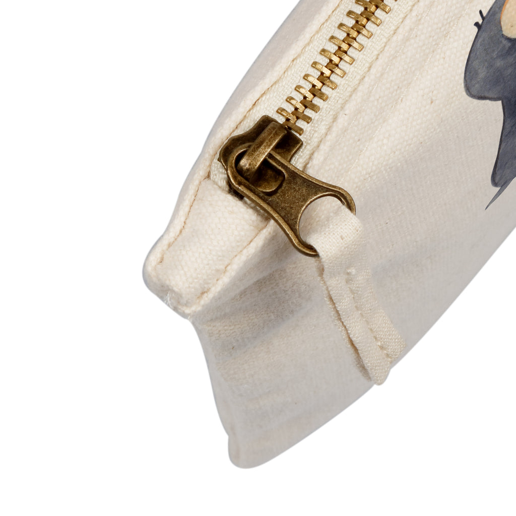 Schminktasche Pinguin marschierend Schminktasche, Kosmetiktasche, Kosmetikbeutel, Stiftemäppchen, Etui, Federmappe, Makeup, XXL, Schminketui, Kosmetiketui, Schlamperetui, Pinguin, Pinguine, Frühaufsteher, Langschläfer, Bruder, Schwester, Familie