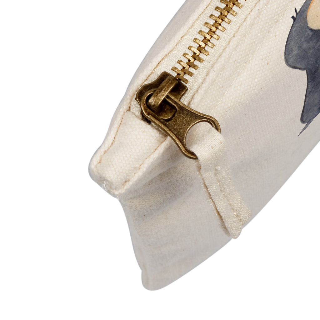 Schminktasche Pinguin marschierend Schminktasche, Kosmetiktasche, Kosmetikbeutel, Stiftemäppchen, Etui, Federmappe, Makeup, XXL, Schminketui, Kosmetiketui, Schlamperetui, Pinguin, Pinguine, Frühaufsteher, Langschläfer, Bruder, Schwester, Familie