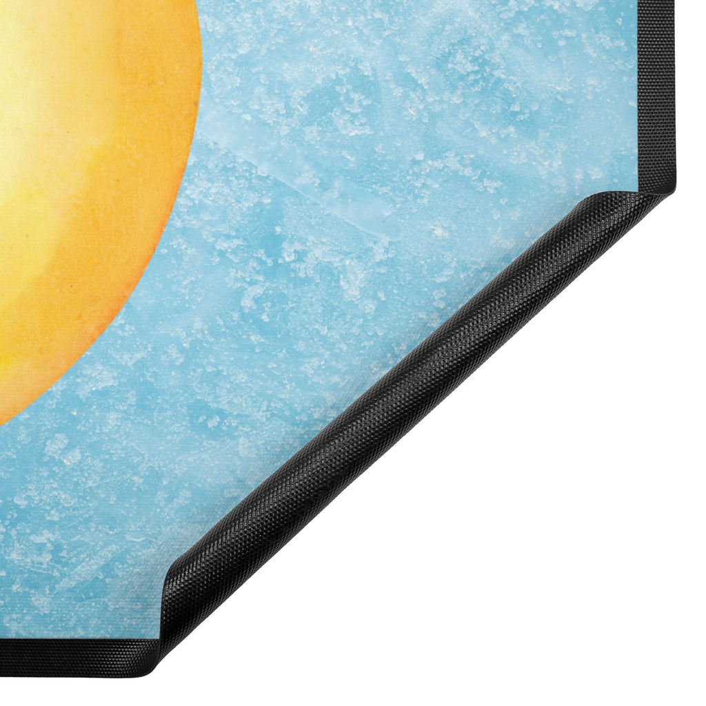 Fußmatte Pinguin Mond Türvorleger, Schmutzmatte, Fußabtreter, Matte, Schmutzfänger, Fußabstreifer, Schmutzfangmatte, Türmatte, Motivfußmatte, Haustürmatte, Vorleger, Pinguin, Pinguine, Spruch, schlafen, Nachtruhe, Einschlafen, Schlafzimmer, Schlafstörungen, Gästezimmer