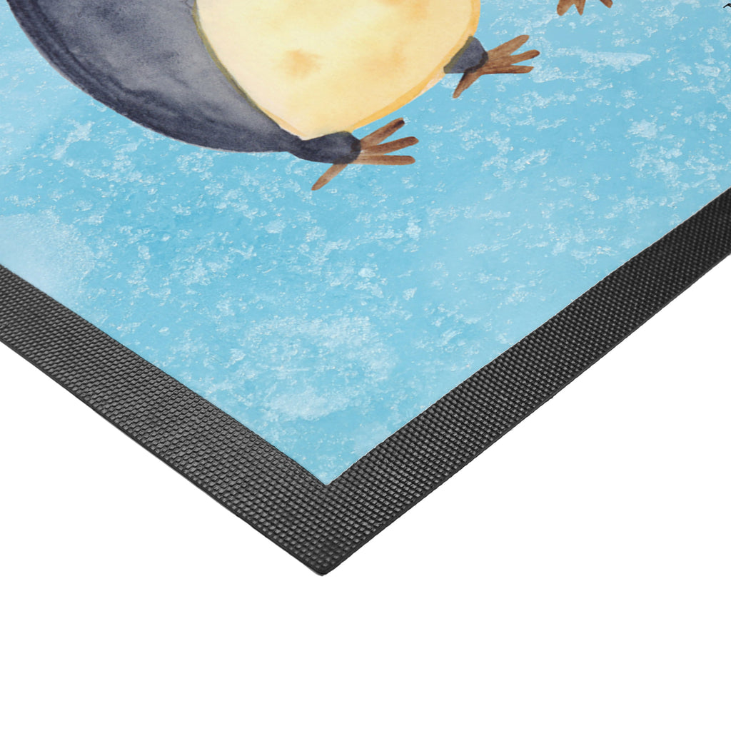 Fußmatte Pinguin umarmend Türvorleger, Schmutzmatte, Fußabtreter, Matte, Schmutzfänger, Fußabstreifer, Schmutzfangmatte, Türmatte, Motivfußmatte, Haustürmatte, Vorleger, Pinguin, Liebe, Liebespaar, Liebesbeweis, Liebesgeschenk, Verlobung, Jahrestag, Hochzeitstag, Hochzeit, Hochzeitsgeschenk