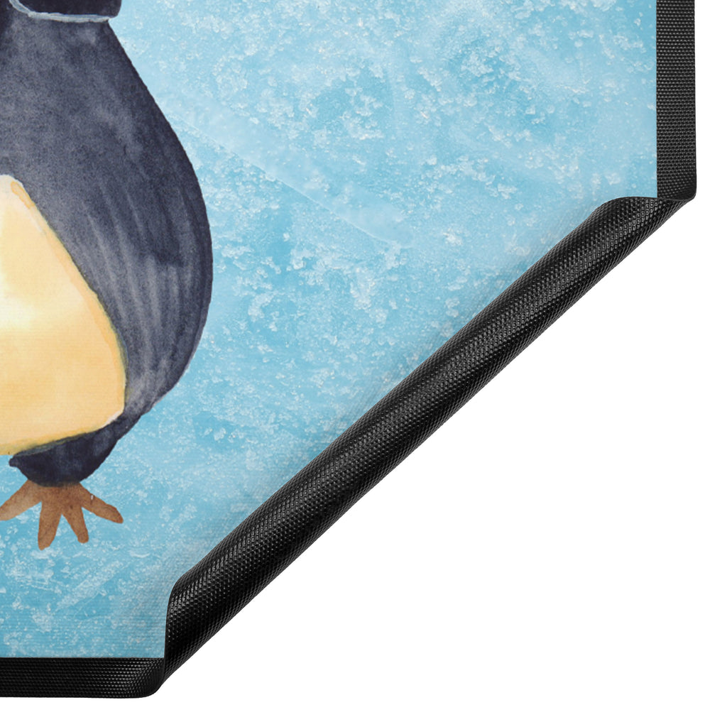 Fußmatte Pinguin umarmend Türvorleger, Schmutzmatte, Fußabtreter, Matte, Schmutzfänger, Fußabstreifer, Schmutzfangmatte, Türmatte, Motivfußmatte, Haustürmatte, Vorleger, Pinguin, Liebe, Liebespaar, Liebesbeweis, Liebesgeschenk, Verlobung, Jahrestag, Hochzeitstag, Hochzeit, Hochzeitsgeschenk