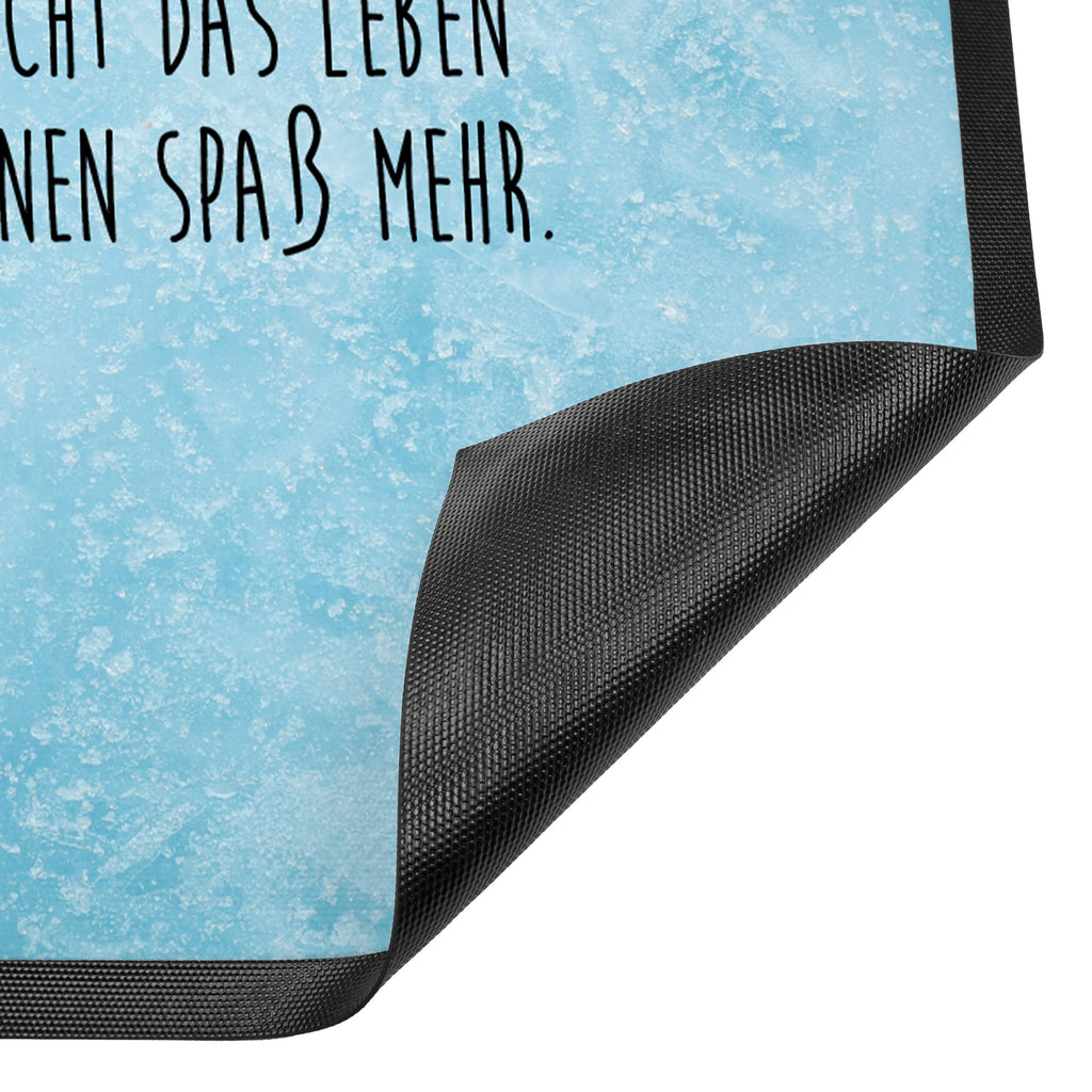 Fußmatte Pinguin Diät Türvorleger, Schmutzmatte, Fußabtreter, Matte, Schmutzfänger, Fußabstreifer, Schmutzfangmatte, Türmatte, Motivfußmatte, Haustürmatte, Vorleger, Pinguin, Pinguine, Diät, Abnehmen, Abspecken, Gewicht, Motivation, Selbstliebe, Körperliebe, Selbstrespekt