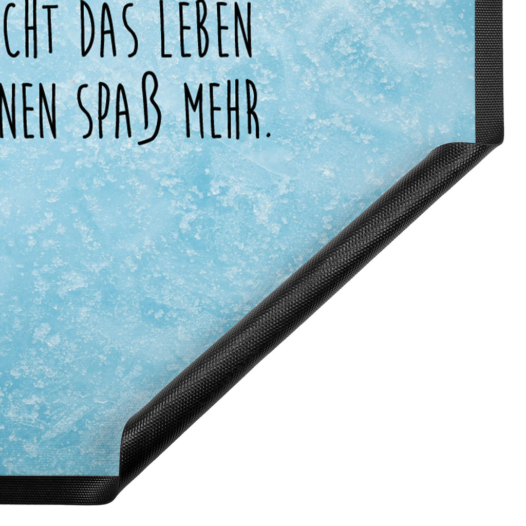 Fußmatte Pinguin Diät Türvorleger, Schmutzmatte, Fußabtreter, Matte, Schmutzfänger, Fußabstreifer, Schmutzfangmatte, Türmatte, Motivfußmatte, Haustürmatte, Vorleger, Pinguin, Pinguine, Diät, Abnehmen, Abspecken, Gewicht, Motivation, Selbstliebe, Körperliebe, Selbstrespekt