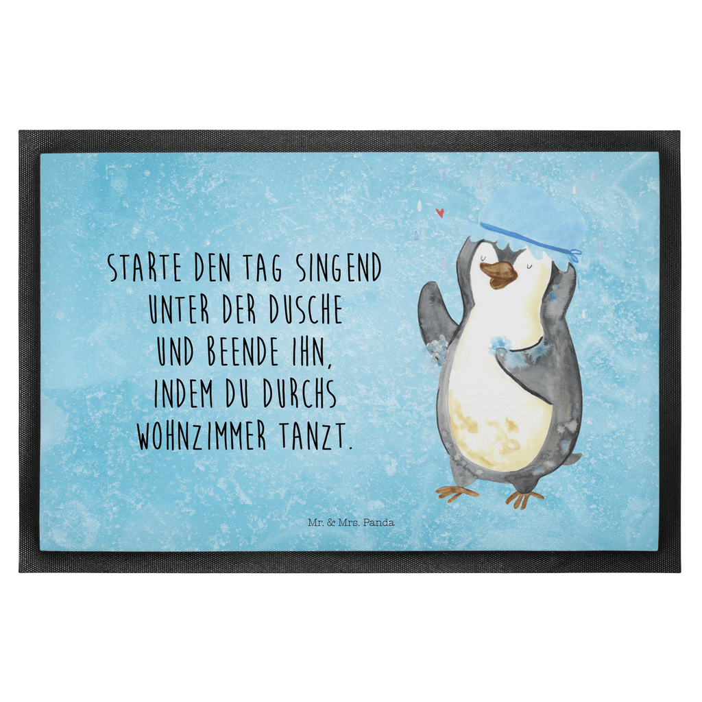 Fußmatte Pinguin duscht