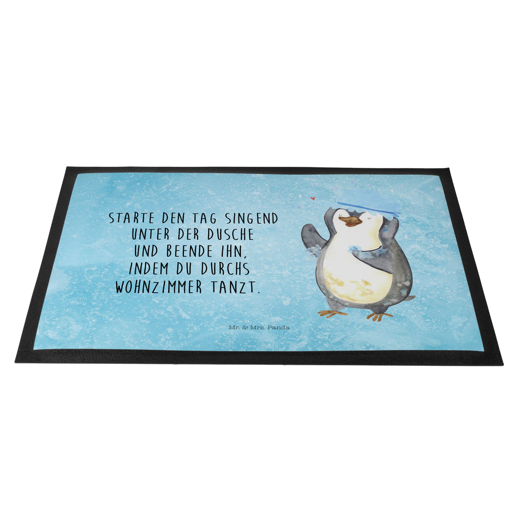 Fußmatte Pinguin duscht