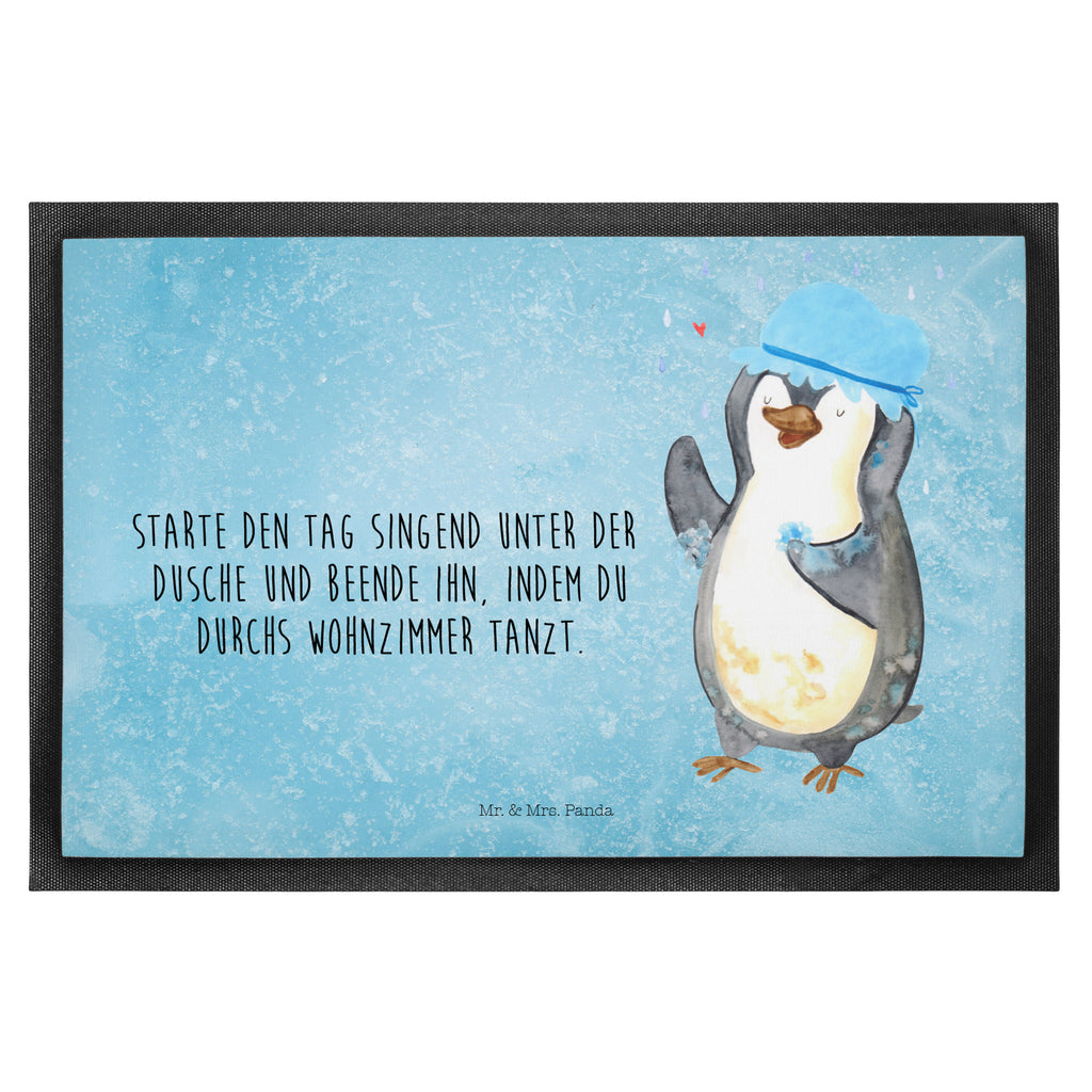 Fußmatte Pinguin duscht