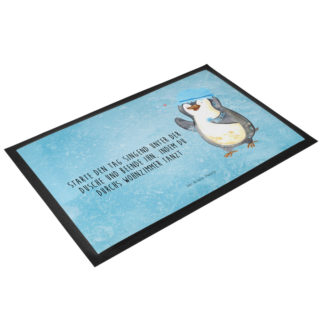 Fußmatte Pinguin duscht