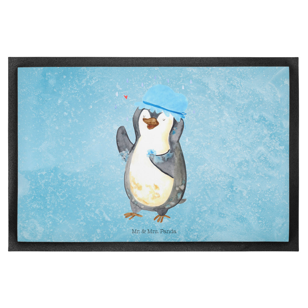 Fußmatte Pinguin duscht