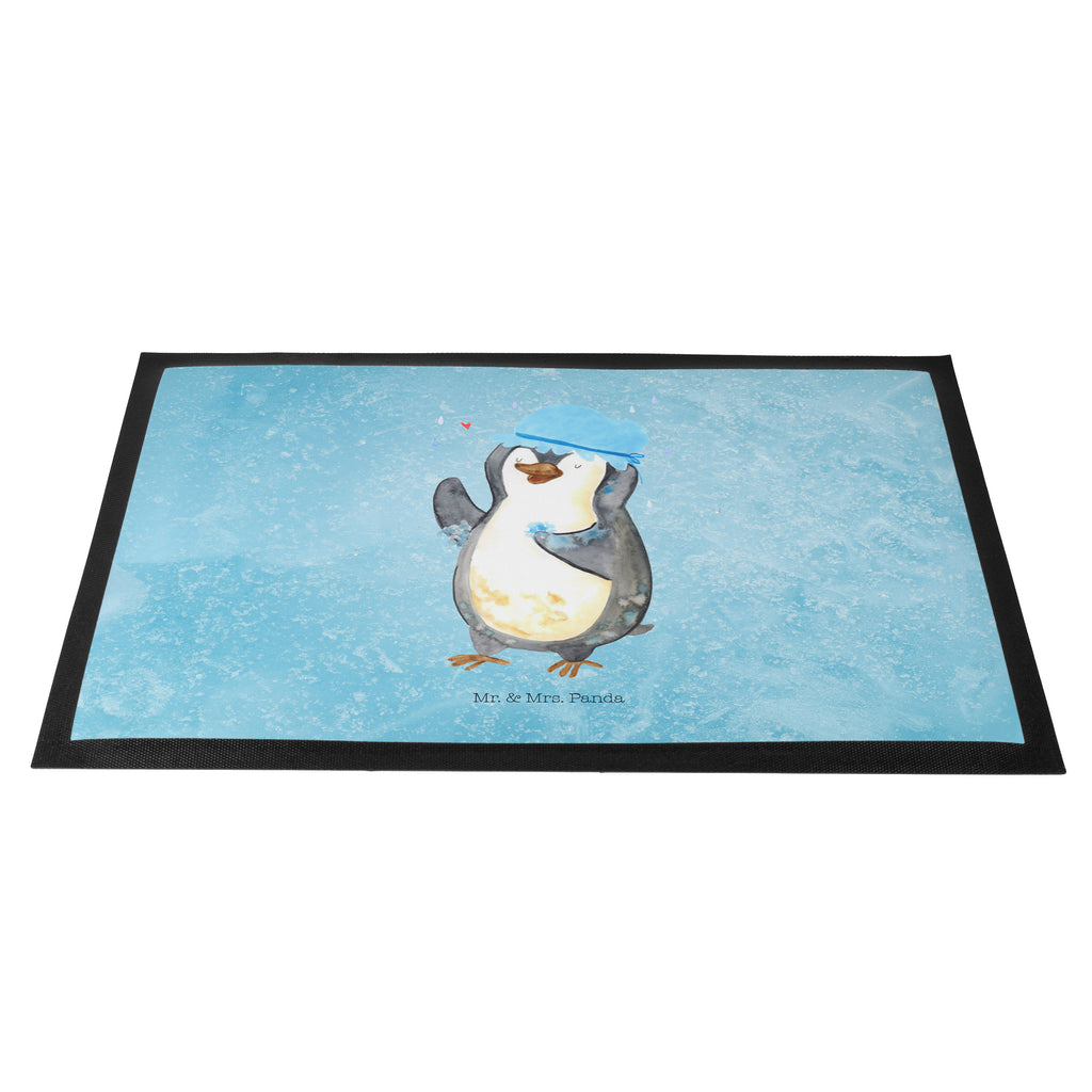 Fußmatte Pinguin duscht