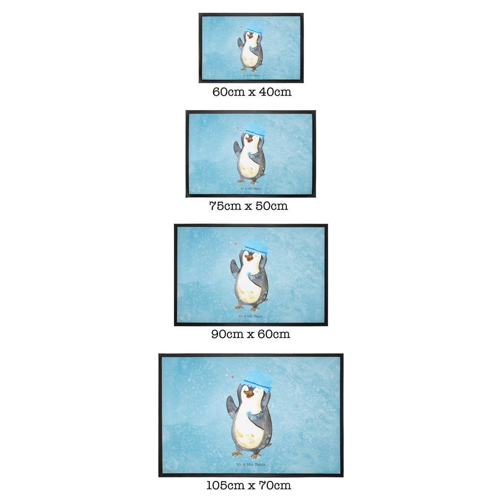 Fußmatte Pinguin duscht