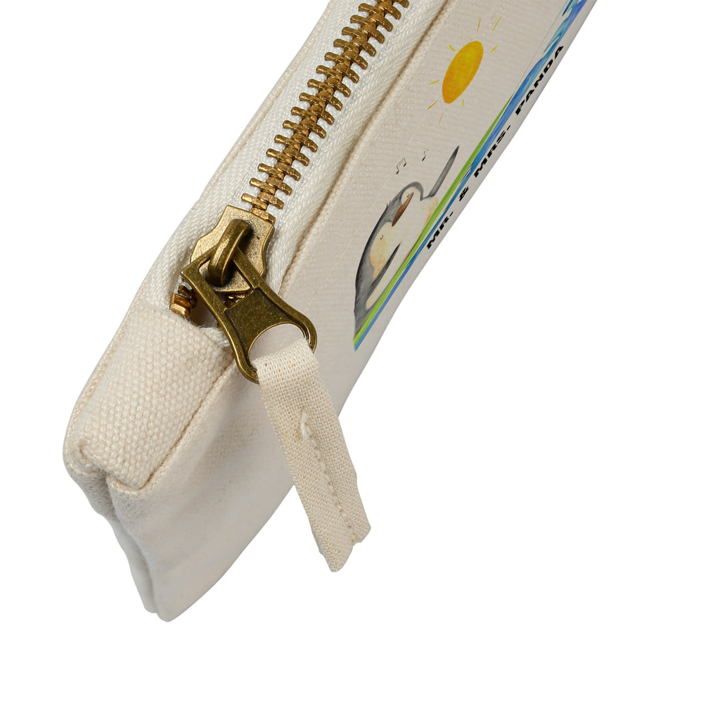 Schminktasche Pinguin Surfer Schminktasche, Kosmetiktasche, Kosmetikbeutel, Stiftemäppchen, Etui, Federmappe, Makeup, XXL, Schminketui, Kosmetiketui, Schlamperetui, Pinguin, Pinguine, surfen, Surfer, Hawaii, Urlaub, Wellen, Wellen reiten, Portugal