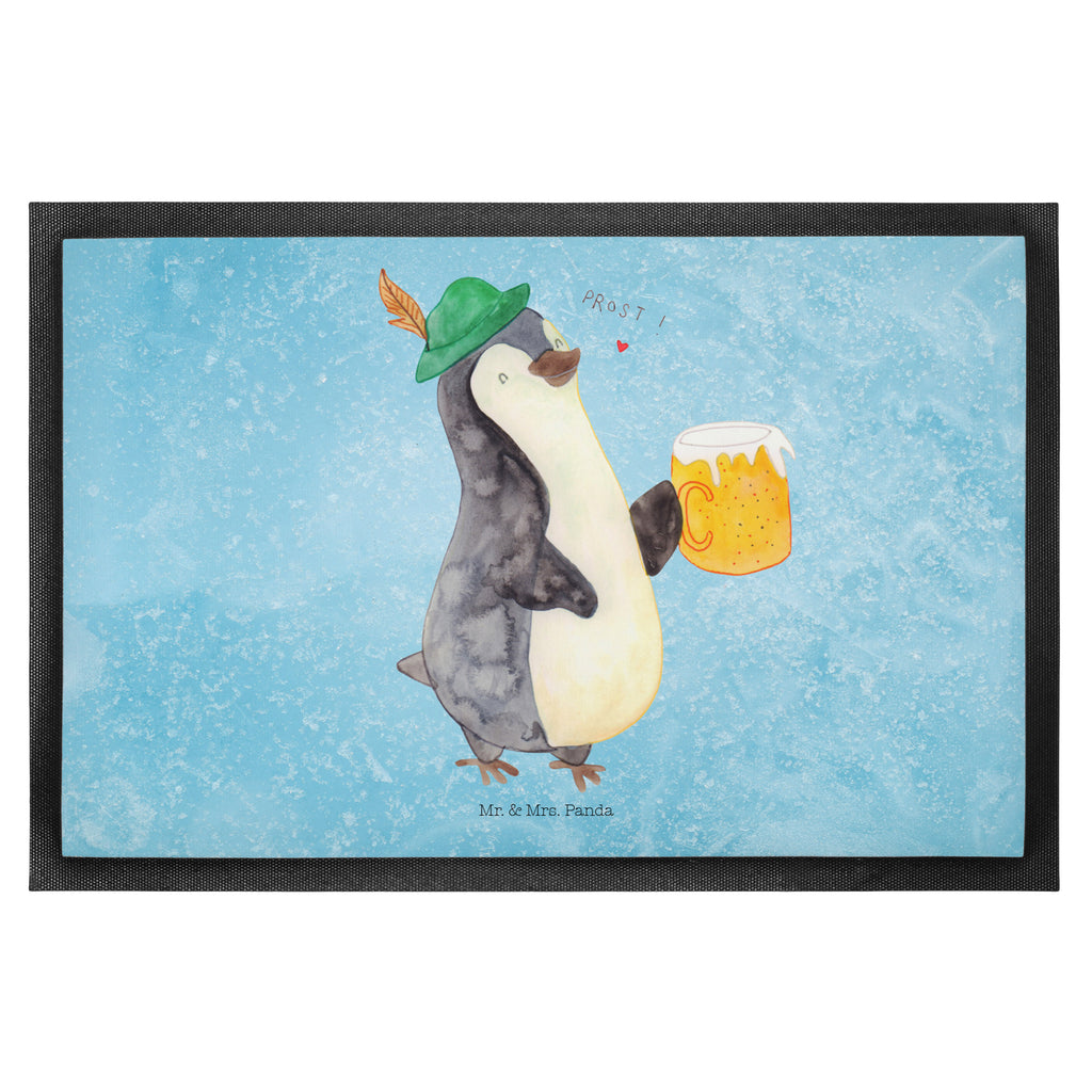 Fußmatte Pinguin Bier Türvorleger, Schmutzmatte, Fußabtreter, Matte, Schmutzfänger, Fußabstreifer, Schmutzfangmatte, Türmatte, Motivfußmatte, Haustürmatte, Vorleger, Pinguin, Pinguine, Bier, Oktoberfest