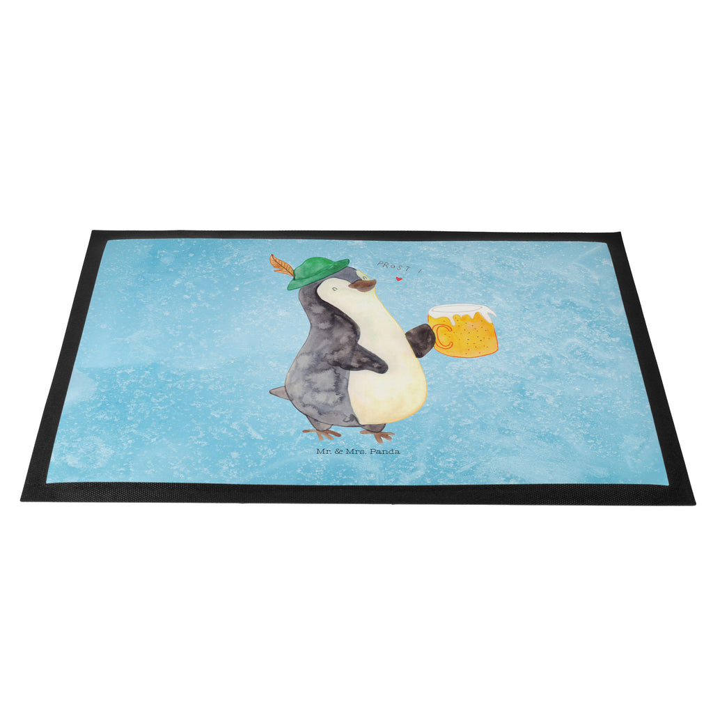 Fußmatte Pinguin Bier Türvorleger, Schmutzmatte, Fußabtreter, Matte, Schmutzfänger, Fußabstreifer, Schmutzfangmatte, Türmatte, Motivfußmatte, Haustürmatte, Vorleger, Pinguin, Pinguine, Bier, Oktoberfest