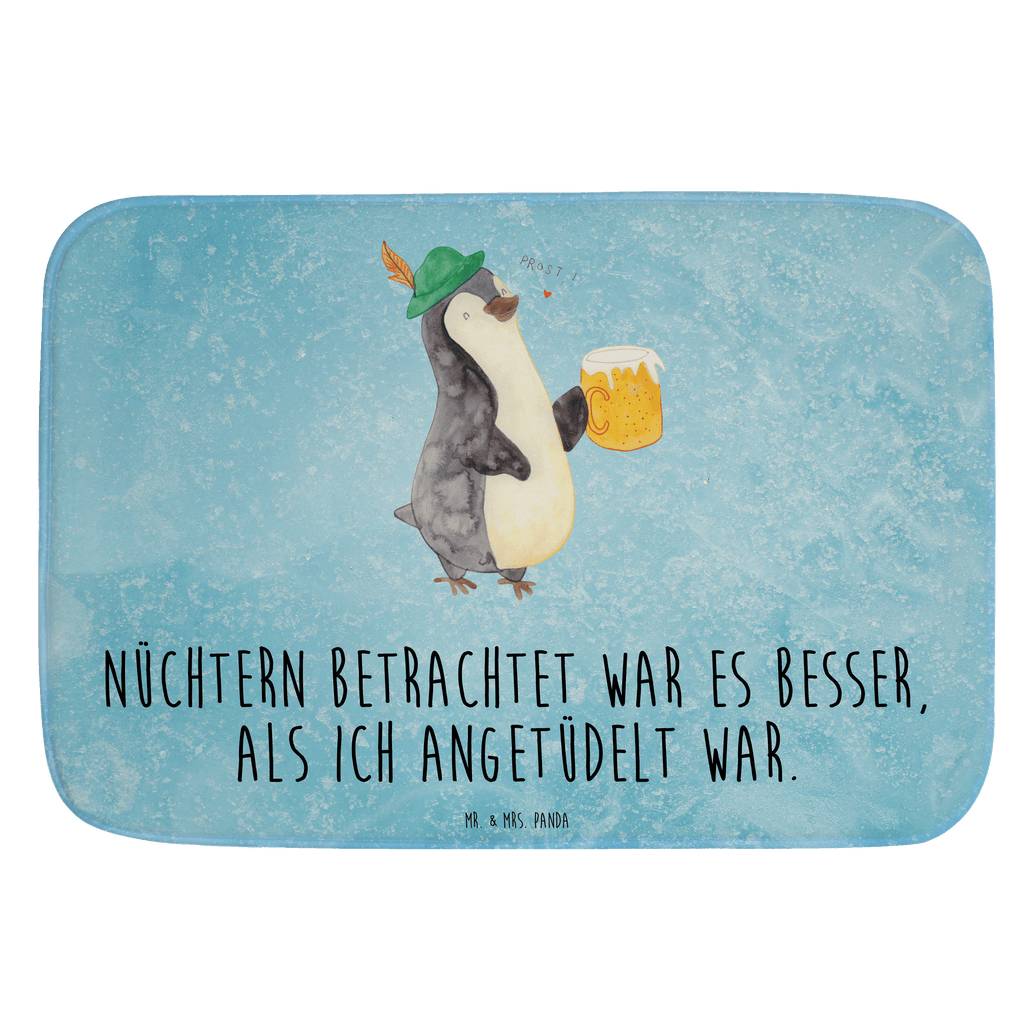 Badvorleger Pinguin Bier Badematte, Badteppich, Duschvorleger, Badezimmerteppich, Badezimmermatte, Badvorleger, Duschmatte, Duschteppich, Pinguin, Pinguine, Bier, Oktoberfest