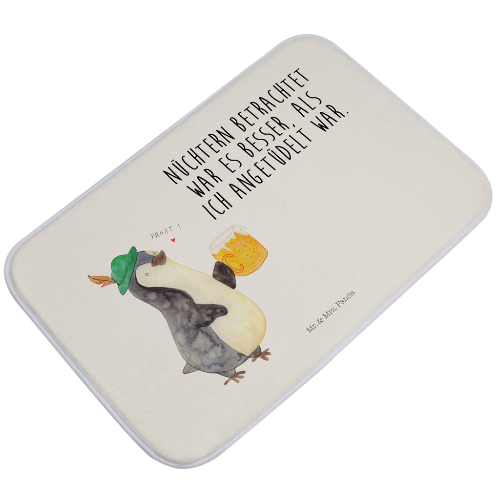 Badvorleger Pinguin Bier Badematte, Badteppich, Duschvorleger, Badezimmerteppich, Badezimmermatte, Badvorleger, Duschmatte, Duschteppich, Pinguin, Pinguine, Bier, Oktoberfest