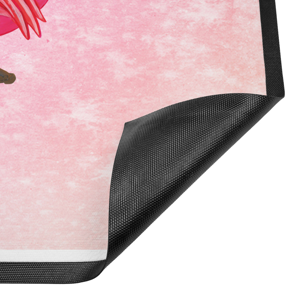 Fußmatte Flamingo Yoga Flamingo, Vogel, Yoga, Namaste, Achtsamkeit, Yoga-Übung, Entspannung, Ärger, Aufregen, Tiefenentspannung Türvorleger, Schmutzmatte, Fußabtreter, Matte, Schmutzfänger, Fußabstreifer, Schmutzfangmatte, Türmatte, Motivfußmatte,  Haustürmatte, Vorleger  Flamingo