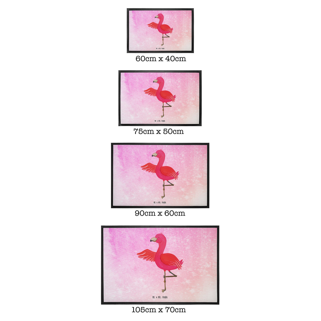 Fußmatte Flamingo Yoga Flamingo, Vogel, Yoga, Namaste, Achtsamkeit, Yoga-Übung, Entspannung, Ärger, Aufregen, Tiefenentspannung Türvorleger, Schmutzmatte, Fußabtreter, Matte, Schmutzfänger, Fußabstreifer, Schmutzfangmatte, Türmatte, Motivfußmatte,  Haustürmatte, Vorleger  Flamingo