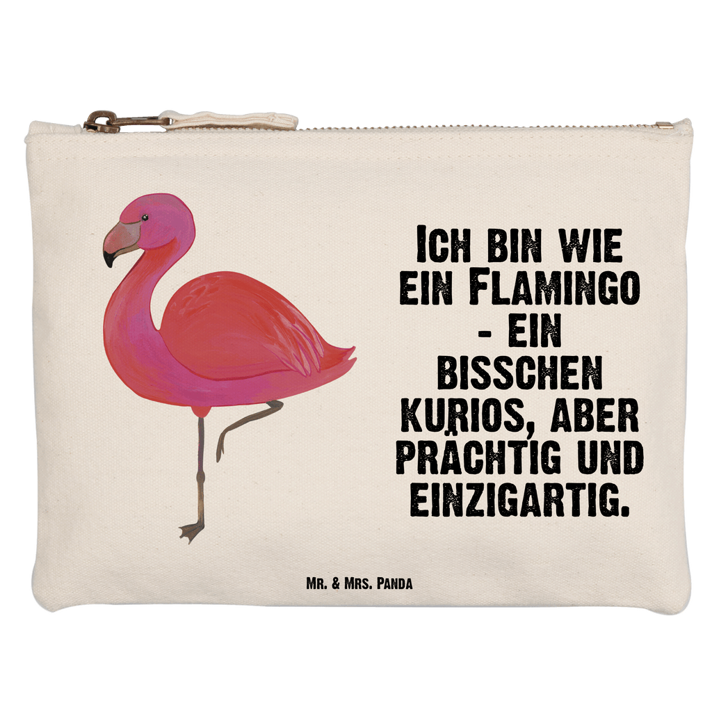 Schminktasche Flamingo classic Schminktasche, Kosmetiktasche, Kosmetikbeutel, Stiftemäppchen, Etui, Federmappe, Makeup, XXL, Schminketui, Kosmetiketui, Schlamperetui, Flamingo, Einzigartig, Selbstliebe, Stolz, ich, für mich, Spruch, Freundin, Freundinnen, Außenseiter, Sohn, Tochter, Geschwister