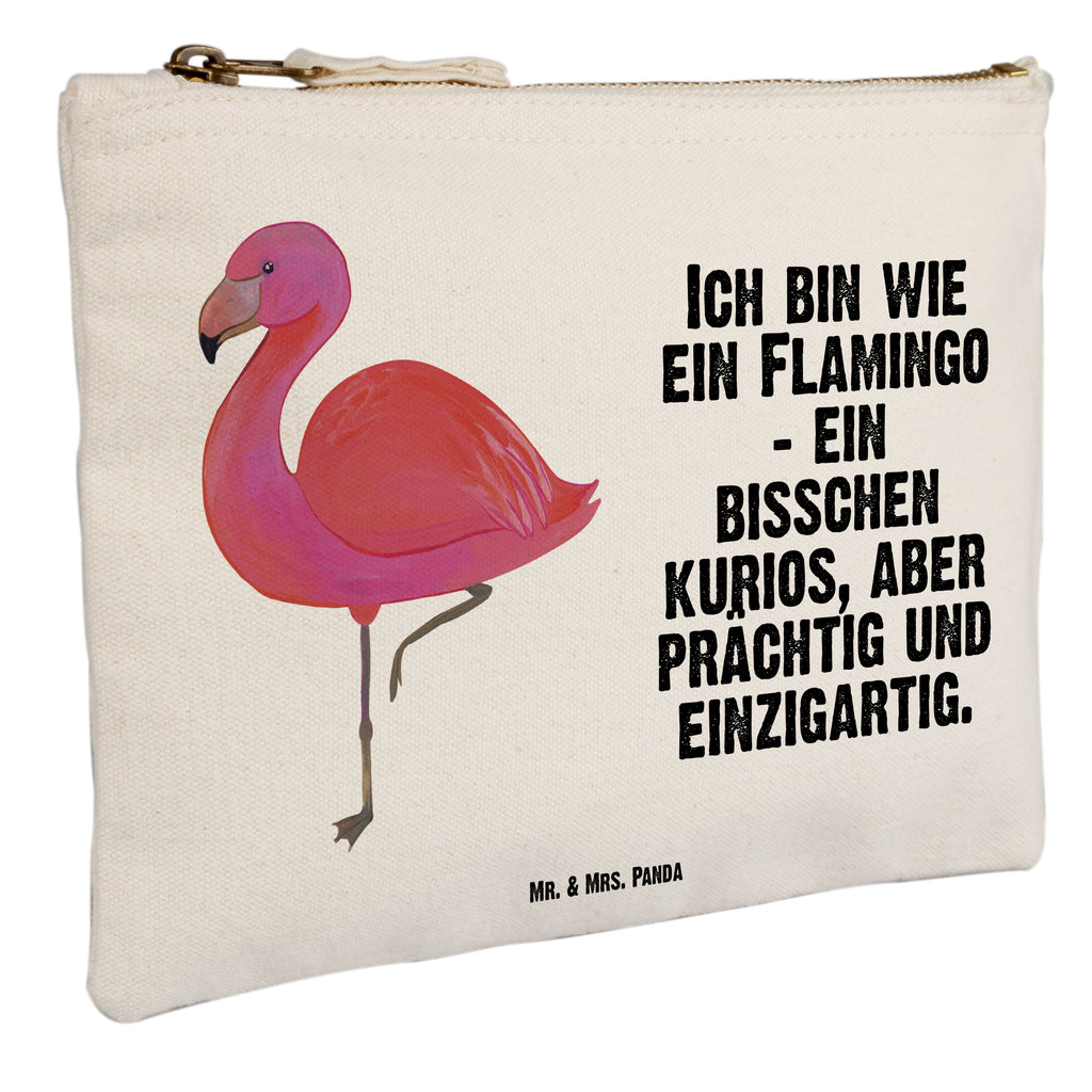 Schminktasche Flamingo classic Schminktasche, Kosmetiktasche, Kosmetikbeutel, Stiftemäppchen, Etui, Federmappe, Makeup, XXL, Schminketui, Kosmetiketui, Schlamperetui, Flamingo, Einzigartig, Selbstliebe, Stolz, ich, für mich, Spruch, Freundin, Freundinnen, Außenseiter, Sohn, Tochter, Geschwister