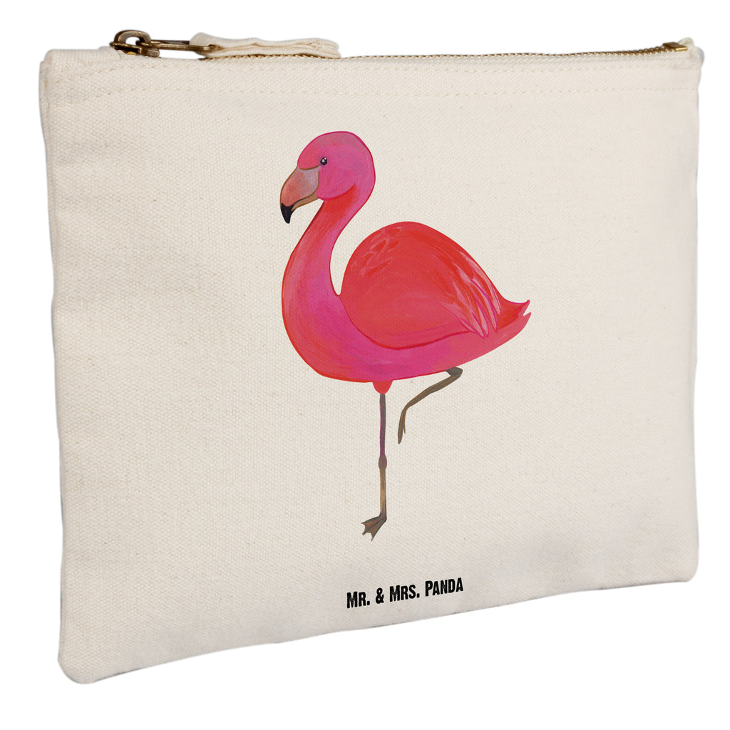 Schminktasche Flamingo classic Schminktasche, Kosmetiktasche, Kosmetikbeutel, Stiftemäppchen, Etui, Federmappe, Makeup, XXL, Schminketui, Kosmetiketui, Schlamperetui, Flamingo, Einzigartig, Selbstliebe, Stolz, ich, für mich, Spruch, Freundin, Freundinnen, Außenseiter, Sohn, Tochter, Geschwister