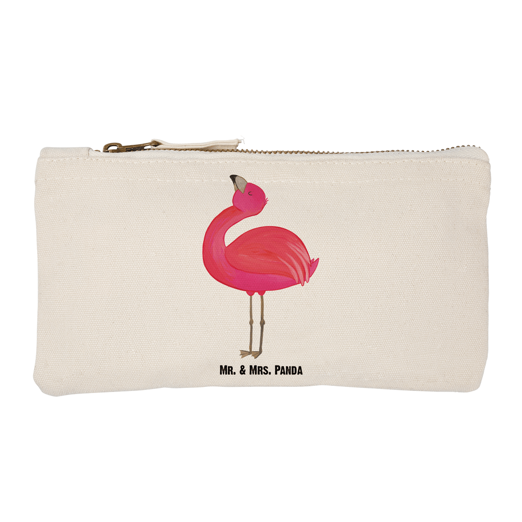 Schminktasche Flamingo stolz Schminktasche, Kosmetiktasche, Kosmetikbeutel, Stiftemäppchen, Etui, Federmappe, Makeup, XXL, Schminketui, Kosmetiketui, Schlamperetui, Flamingo, stolz, Freude, Selbstliebe, Selbstakzeptanz, Freundin, beste Freundin, Tochter, Mama, Schwester