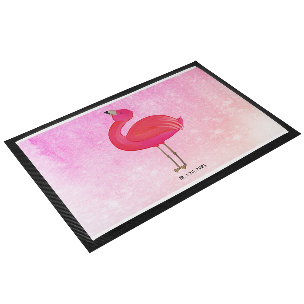 Fußmatte Flamingo stolz Flamingo, stolz, Freude, Selbstliebe, Selbstakzeptanz, Freundin, beste Freundin, Tochter, Mama, Schwester, Türvorleger, Schmutzmatte, Fußabtreter, Matte, Schmutzfänger, Fußabstreifer, Schmutzfangmatte, Türmatte, Motivfußmatte,  Haustürmatte, Vorleger  Flamingo
