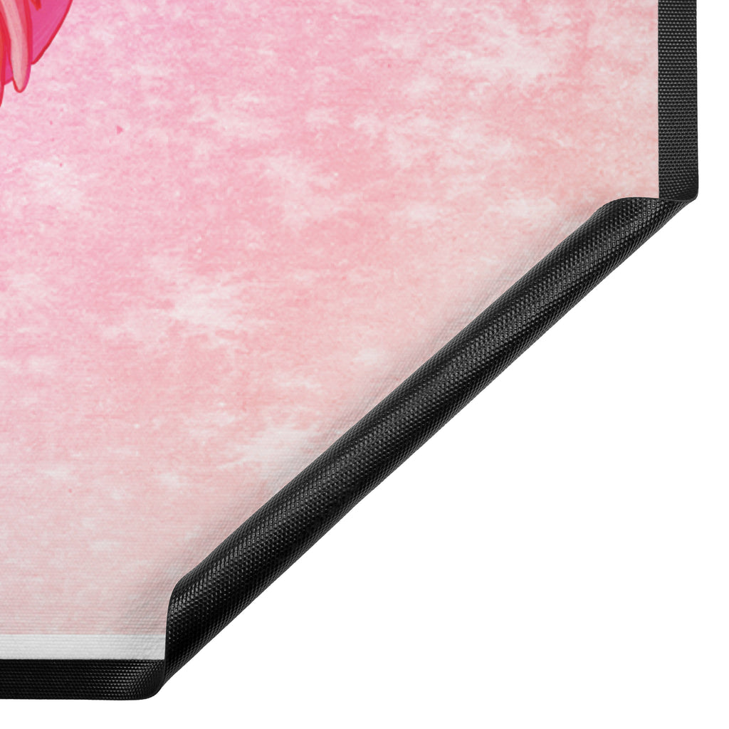 Fußmatte Flamingo stolz Flamingo, stolz, Freude, Selbstliebe, Selbstakzeptanz, Freundin, beste Freundin, Tochter, Mama, Schwester, Türvorleger, Schmutzmatte, Fußabtreter, Matte, Schmutzfänger, Fußabstreifer, Schmutzfangmatte, Türmatte, Motivfußmatte,  Haustürmatte, Vorleger  Flamingo