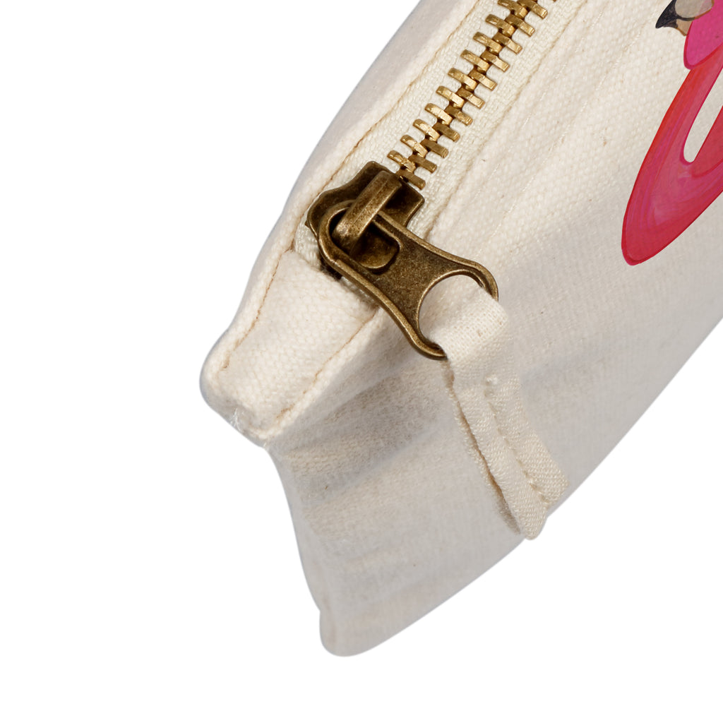 Schminktasche Flamingo stolz Schminktasche, Kosmetiktasche, Kosmetikbeutel, Stiftemäppchen, Etui, Federmappe, Makeup, XXL, Schminketui, Kosmetiketui, Schlamperetui, Flamingo, stolz, Freude, Selbstliebe, Selbstakzeptanz, Freundin, beste Freundin, Tochter, Mama, Schwester