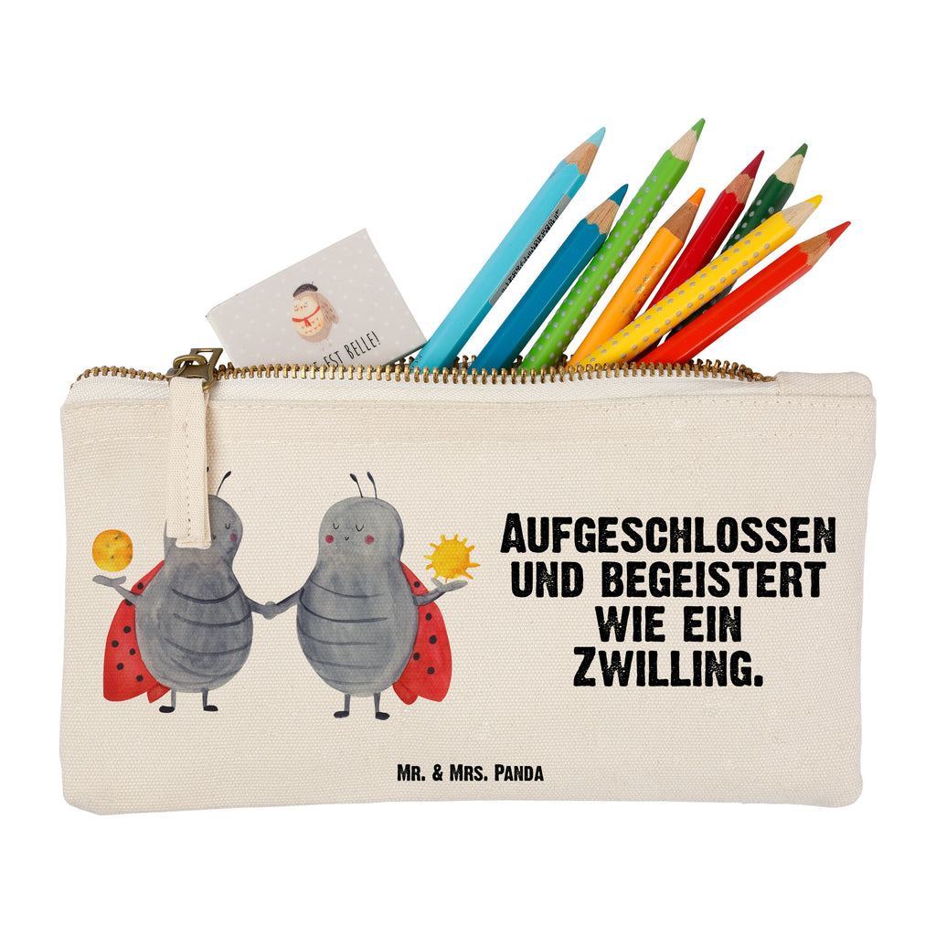 Schminktasche Sternzeichen Zwilling Zwillinge, Zwilling Geschenk, Zwilling Sternzeichen, Geburtstag Mai, Geschenk Mai, Geschenk Juni, Marienkäfer, Glückskäfer, Zwillingsbruder, Zwillingsschwester Schminktasche, Kosmetiktasche, Kosmetikbeutel, Stiftemäppchen, Etui, Federmappe, Makeup, XXL, Schminketui, Kosmetiketui, Schlamperetui  Tierkreiszeichen, Sternzeichen, Horoskop, Astrologie, Aszendent