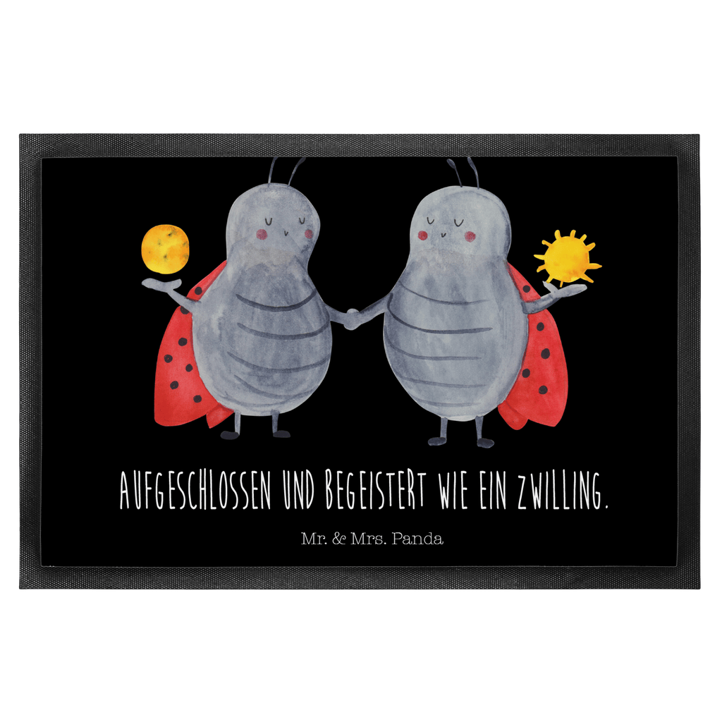 Fußmatte Sternzeichen Zwilling Türvorleger, Schmutzmatte, Fußabtreter, Matte, Schmutzfänger, Fußabstreifer, Schmutzfangmatte, Türmatte, Motivfußmatte, Haustürmatte, Vorleger, Tierkreiszeichen, Sternzeichen, Horoskop, Astrologie, Aszendent, Zwillinge, Zwilling Geschenk, Zwilling Sternzeichen, Geburtstag Mai, Geschenk Mai, Geschenk Juni, Marienkäfer, Glückskäfer, Zwillingsbruder, Zwillingsschwester