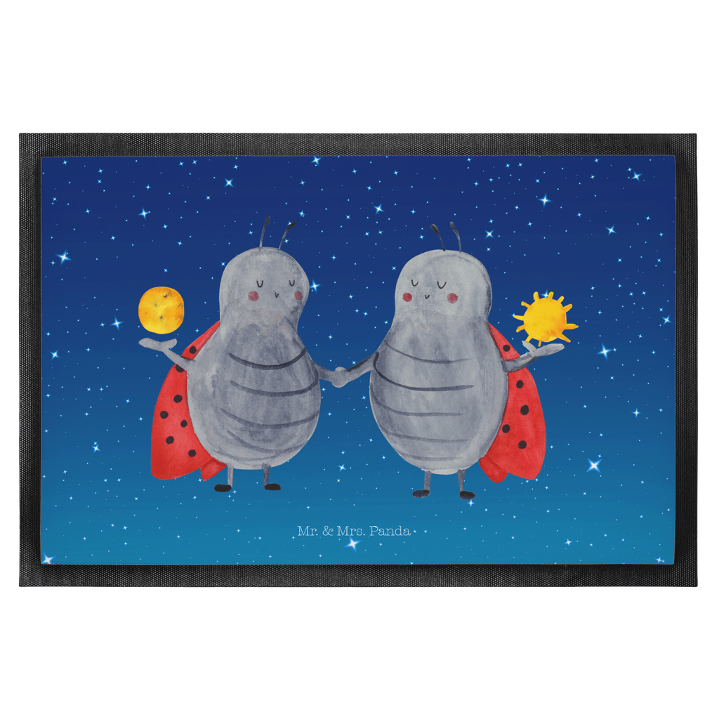 Fußmatte Sternzeichen Zwilling Türvorleger, Schmutzmatte, Fußabtreter, Matte, Schmutzfänger, Fußabstreifer, Schmutzfangmatte, Türmatte, Motivfußmatte, Haustürmatte, Vorleger, Tierkreiszeichen, Sternzeichen, Horoskop, Astrologie, Aszendent, Zwillinge, Zwilling Geschenk, Zwilling Sternzeichen, Geburtstag Mai, Geschenk Mai, Geschenk Juni, Marienkäfer, Glückskäfer, Zwillingsbruder, Zwillingsschwester