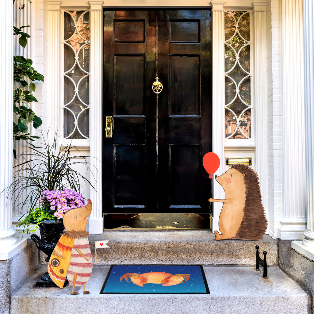 Fußmatte Sternzeichen Krebs Türvorleger, Schmutzmatte, Fußabtreter, Matte, Schmutzfänger, Fußabstreifer, Schmutzfangmatte, Türmatte, Motivfußmatte, Haustürmatte, Vorleger, Tierkreiszeichen, Sternzeichen, Horoskop, Astrologie, Aszendent, Krebse, Krebs Geschenk, Krebs Sternzeichen, Geschenk Juni, Geschenk Juli, Geburtstag Juni, Geburtstag Juli, Krabbe, Meerestier, Geschenk Meer